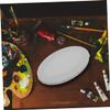 2PCS Irregular Oil Painting Creative Acrylic Drawing Boards for Student Artists Oval Style White Canvas Art Board view 2