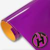 HTV4U BoldFlex Heat Transfer Vinyl (Purple with Yellow, 20" x 25 Yards) - 700 Micron Thick Bold Dimension with Flair to Craft, Heat Press, Transfer, Iron on Vinyl for Shirts and Garments view 1