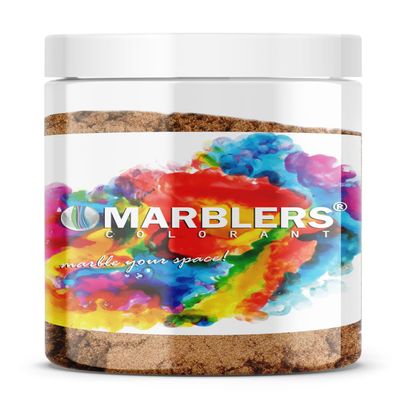 MARBLERS Brown Mica Powder [Bronze] 4oz (113g) | Cosmetic Grade | Epoxy Resin Pigment, Dye | Non-Toxic, Vegan, Cruelty-Free | Lip Gloss, Nails, Body Butter, Bath Bomb, Candle & Soap Making