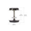 EHJRE 2X Metal Wheel Set Train DC Wheel Set Replacement HO Scale Wheel Disc Wheels for 1:87 Model Train Railway Accessories view 3