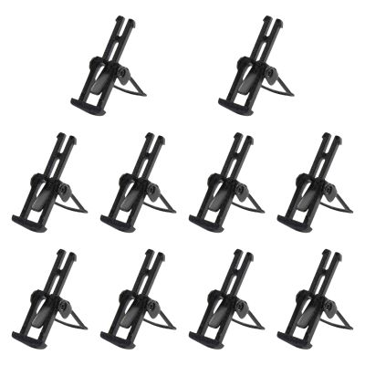 CoudarTitie 10Pcs HO Scale Train Coupler Hobby Train Accessory, Universal 0.71inch Hobby Train Coupler for 1/87 Scale Accessories