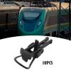 CoudarTitie 10Pcs HO Scale Train Coupler Hobby Train Accessory, Universal 0.71inch Hobby Train Coupler for 1/87 Scale Accessories view 2