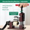 Hand Crank Ring Bending Machine, Multi-Functional Ring Bending Tool, Adjustable Tightness, Ring Diameter 18mm, Bracelet Diameter 56mm, for Jewelry Industry view 2