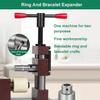 Hand Crank Ring Bending Machine, Multi-Functional Ring Bending Tool, Adjustable Tightness, Ring Diameter 18mm, Bracelet Diameter 56mm, for Jewelry Industry view 4