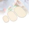 3Pcs Oval Basket Base, Robust Weaving Blank Solid Wood Bottom for Knitting Macrame, Oval Basket Base, Crafted from Premium Solid Wood with Large Weaving Space, Robust Design for view 2