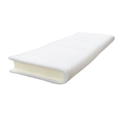 FoamRush 3" x 21" x 39" Seat Cushion Foam with Batting/Dacron (Cushion Seat Replacement) Made in USA