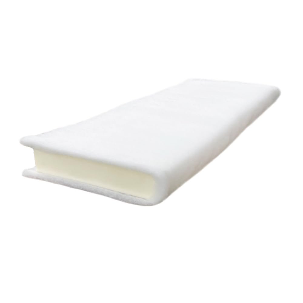 FoamRush 3" x 21" x 39" Seat Cushion Foam with Batting/Dacron (Cushion Seat Replacement) Made in USA
