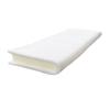 FoamRush 3" x 21" x 39" Seat Cushion Foam with Batting/Dacron (Cushion Seat Replacement) Made in USA view 1