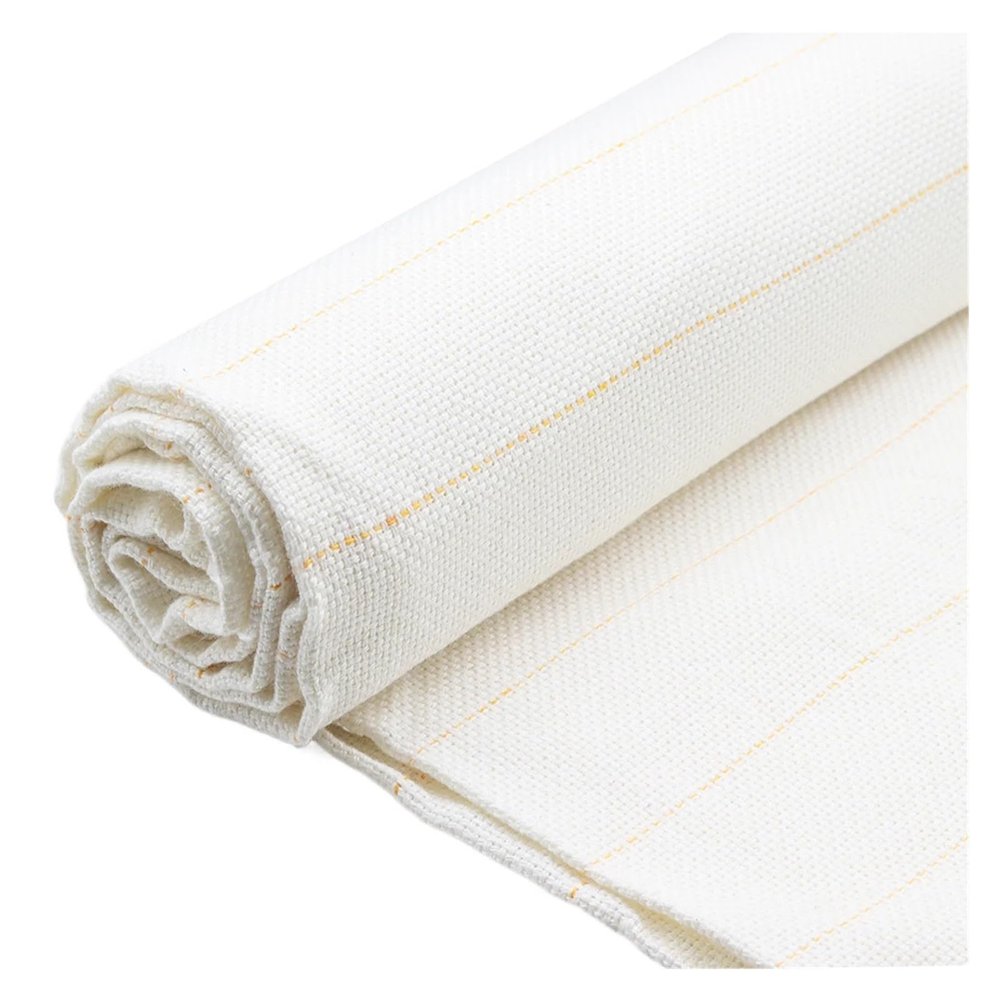 1.5x4 Meter Monk Cloth Tufting Cloth, Marked Lines Woven For Making Garments, DIY Monk Cloth Carpet Tapestry Rug Making Needlework,DIY Tools(WHITE,1.5Mx1.5M)