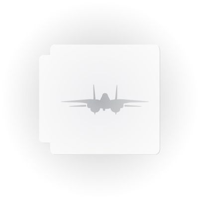 Stencil Grumman F-14 Tomcat Fighter Airplane 783-C839 Stencil (21 inch)