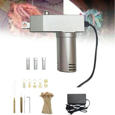 QYQCXGL Electric Dreadlocks Maker, Braid Maker Kit for Electric Instant Braid Maker, with 3 Replacement Holes to Work Directly on The Head or Braid Synthetic Hair-1pc