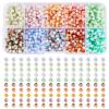 Magibeads 1400Pcs Glass Seed Beads Bicone Shaped Beads 4.5x4mm Gradient Crystal Beads Faceted Small Kandi Beads Bulk for Crafts DIY Bracelet Jewelry Making Supplies view 1