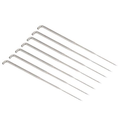 DriKou 7Pcs Needles Wool Felt Pocked, Felting Tool Replacement Needle Needle Felting Supplies Felting Tools for Patch Work Embroidery Felting Needles for Beginner Professional