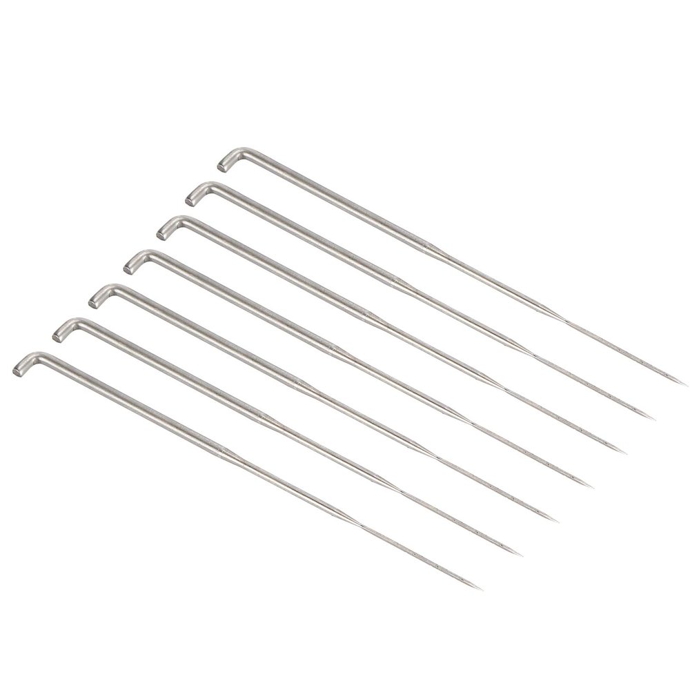 DriKou 7Pcs Needles Wool Felt Pocked, Felting Tool Replacement Needle Needle Felting Supplies Felting Tools for Patch Work Embroidery Felting Needles for Beginner Professional