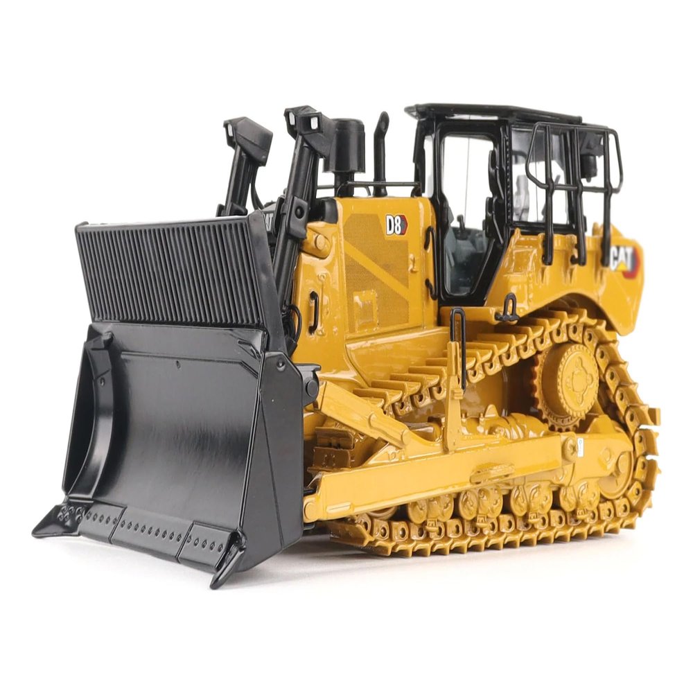 D8 Track-Type Dozer (Waste Handler Configuration) Yellow High Line Series 1/50 Diecast Model by Diecast Masters 85758