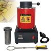 High Temperature Refining Casting Vacuum Metal Casting Kit, 1600W Electric Gold Melting Furnace, 1150 /2102 Digital Metal Smelting Machine for Gold, Silver and Aluminum Jewelry Making(Red,2Kg) view 1
