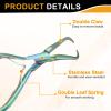 HARFINGTON Hair Extension Pliers 5" Stainless Steel Hair Extension Tools Multi Functional Microlinks Hair Extensions Pliers for Micro Link Micro Ring Feather Extension, Colorful view 4