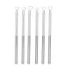 6Pcs Aluminium Alloy Engraving Carving Scraper, Clay Pottery Sculpting Tool Set view 1