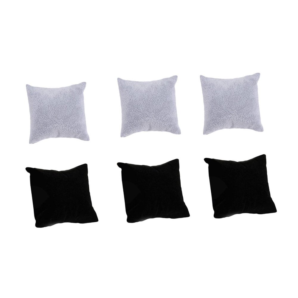 STOBAZA 6pcs Small Pillow Display Ring Bangle Watch Chain Pillow Shams for Retail Museum