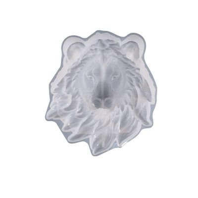 Bloepum Lion Resin MOL, Mold Stereo Statue Door Decoration Wall Hanging Animal Silicone Mold for Wall Hanging, Window Door Decor