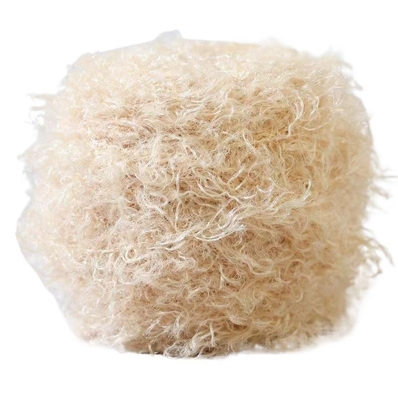 100g Hand-Woven Sheep Wool Yarn for Doll Making | Plush Crafting Wool Line | Fancy Textured Wool Thread(004)
