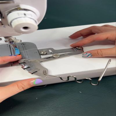 1pc Easy Piping Tool for Industrial Sewing Machine, Piping Bias Maker, Tube Puller, Smart Sewing Tool Accessories