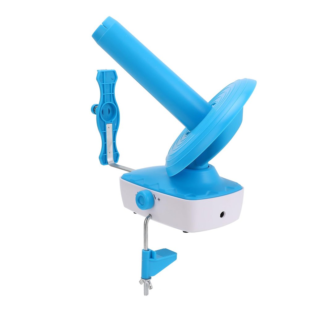 Electric Yarn Winder with Speed & Auto Rotation Low-Noise Automatic Knitting Tool Compatible with Most Skeins, Ideal for Knitters and Crocheters (US)