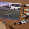 Creative Mark Mimik Recycled PET Cradled Canvas Panel 3/4" Depth - 8x8 Pack of 6 - Medium-Textured Painting Board for Eco-Conscious Artists, 14.11 oz Triple-Acrylic-Primed Weight Mounted Canvas view 3