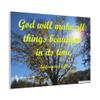 Ecclesiastes 3:11 Canvas (30x40) view 2