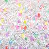 Funfetti Birthday Cake White with Pastel Multicolor Round Polymer Clay Sprinkles, Fake Sprinkles for Crafts, Decoden Funfetti Jimmies (Container) view 1