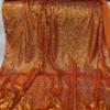 1 Yard (Orange) Sequin Fabric by The Yard 3 mm Glitter Embroidery Sparke Fabric for Sewing Dress Costumes Dancewear DIY Tablecloth Backdrop Party Decoration view 3