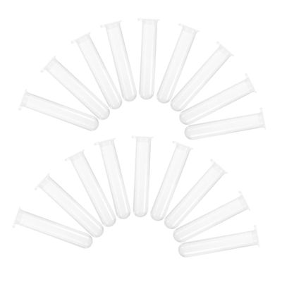 TEHAUX 60pcs Plastic Needle Storage Case Lid Embroidery Needle Pin Box for Felting Knitting Sewing