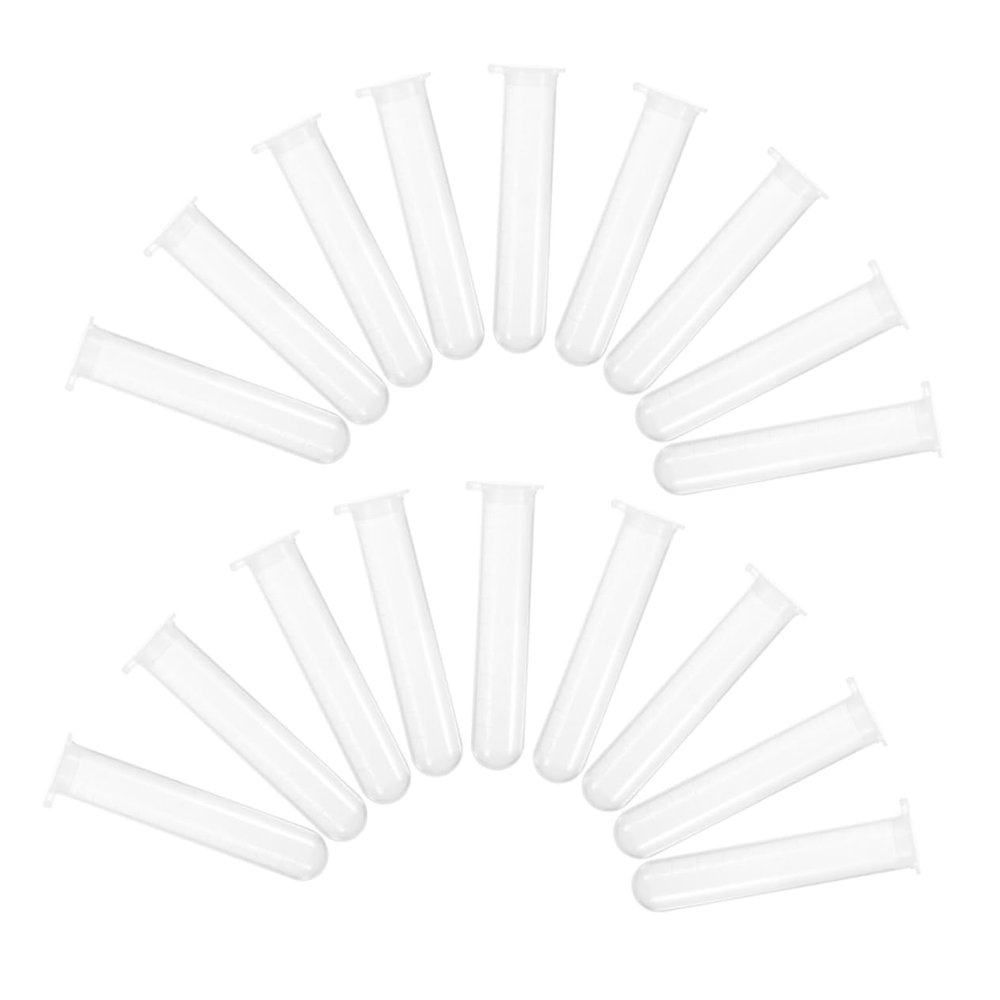 TEHAUX 60pcs Plastic Needle Storage Case Lid Embroidery Needle Pin Box for Felting Knitting Sewing