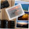 SECFOU 6-pc Photo Storage Case with Dividers Greeting Card Organizer Scrapbooking Storage Box Transparent Sturdy Fade-resistant Break-resistant Secure view 3