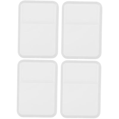 Hemoton 4pcs Stamp Collecting Accessories Stamp Collector Box Plastic Case Display Box Storage Case for Collections