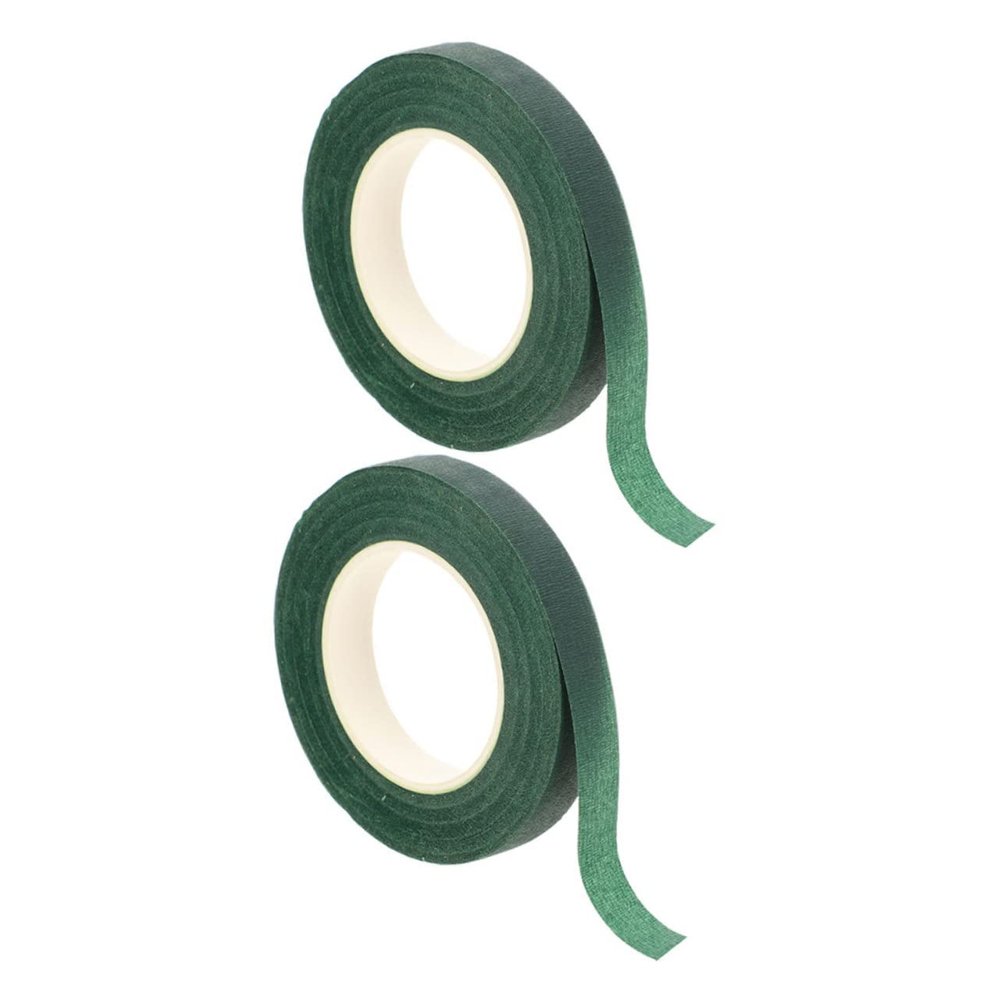 Gogogmee Floral Tape for Flowers Green Plant Tape 2 Rolls for DIY Bouquets Arrangements