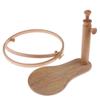 CORHAD Adjustable Wooden Embroidery Rack with Rotary Feature Beech Wood Cross Stitch Stand for Needlework Quilting and Craft Projects view 4