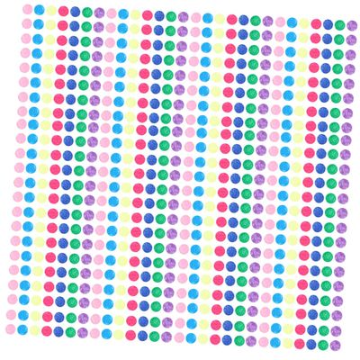 CORHAD 1000pcs DIY Hair Clip Fixing Cushion Non-Woven Gasket Assorted Felt Circles for Headdress Handmade Accessories Materials