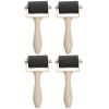 Tofficu 4pcs Rollers for Printmaking Ink Print Making Glue Roller for Painting Crafting view 1