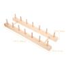 STOBOK Embroidered Wool Holder Spool Stand Wooden Yarn Storage Organizer for Sewing Quilting and Embroidery Projects Practical Design for Easy Access and Use view 2