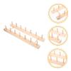 STOBOK Embroidered Wool Holder Spool Stand Wooden Yarn Storage Organizer for Sewing Quilting and Embroidery Projects Practical Design for Easy Access and Use view 3