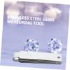NUOBESTY 1set Gem Measuring Tool for Accurate Stone Sizing Portable Gauge for Jewelry Making and Crafts for Easy Use view 3