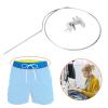 Drawstring Threaders, Metal Drawstring Threader, Easy Pull Drawstring Threader, Easy Quick Insert Drawstring Rope Threader Clip Sewing Tool for Sweatpants,Hoodies,Swim Trunks view 2