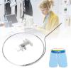 Drawstring Threaders, Metal Drawstring Threader, Easy Pull Drawstring Threader, Easy Quick Insert Drawstring Rope Threader Clip Sewing Tool for Sweatpants,Hoodies,Swim Trunks view 3