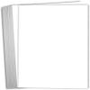 Hamilco 8x8 White Scrapbook Cardstock Paper 65lb Cover 100 Pack view 1