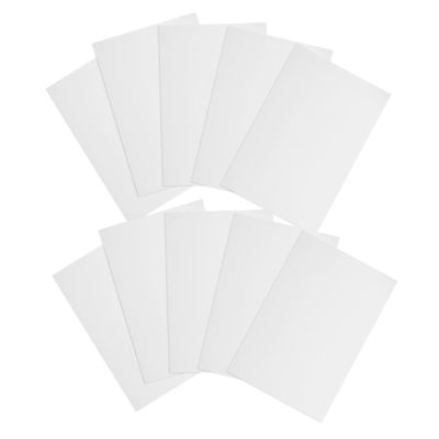 HAPINARY 10sheets Metallic Cardstock Paper Mirror Finish Foil Board Diy Craft Supplies Home Office Decor