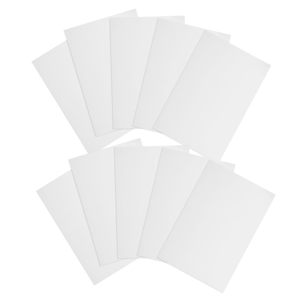HAPINARY 10sheets Metallic Cardstock Paper Mirror Finish Foil Board Diy Craft Supplies Home Office Decor