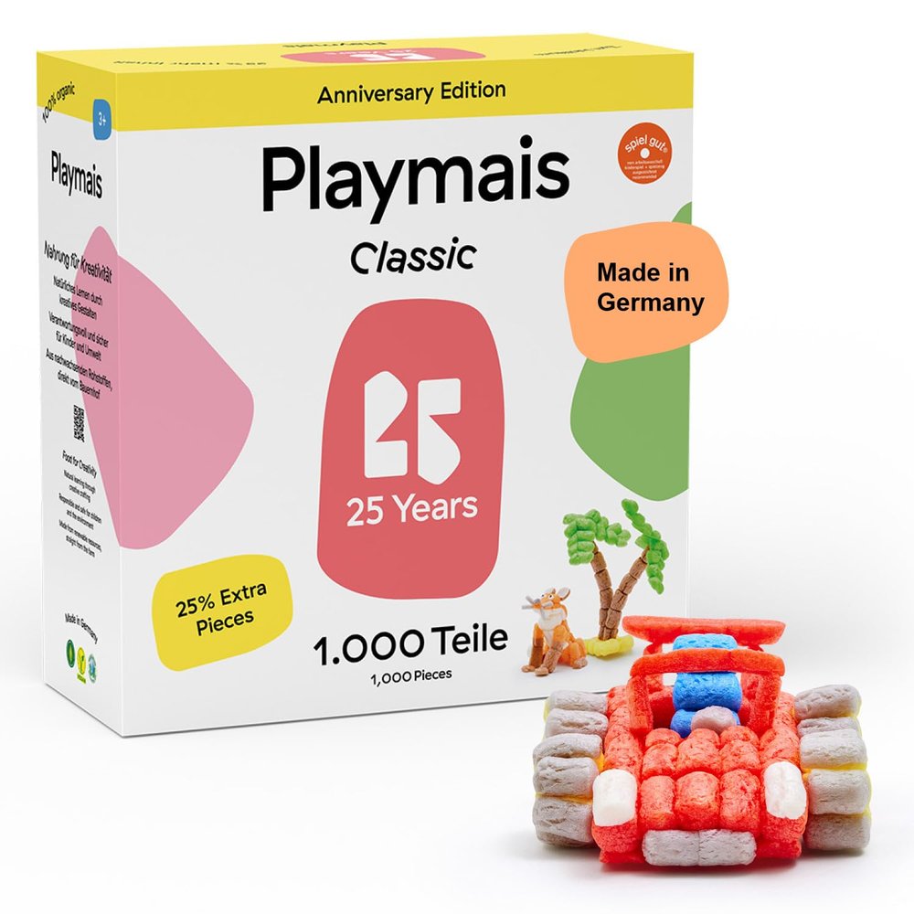 PlayMais Aniversary Box 25% Extra 1000 Classic Toy for Children