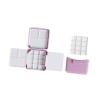 Colaxi Watercolor Palette with Washing Bucket Mini for Professional Beginner Travel Paint Palette for Sketching Acrylic Oil Painting, Pink view 2