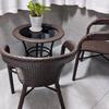 Plastic Woven Rattan Repair Material Plastic Wicker Repair Material,Plastic Rattan Gardenniture Material Woven Material view 3